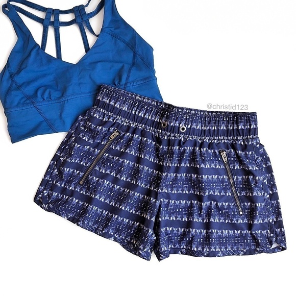 Athleta Ikat Stripe Sway Shorts - Picture 1 of 8
